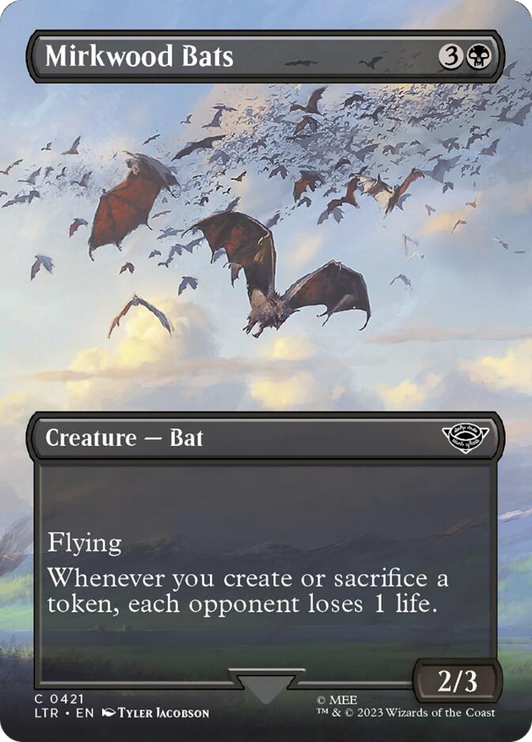 Mirkwood Bats (Borderless Alternate Art) [The Lord of the Rings: Tales of Middle-Earth] | Webway Games
