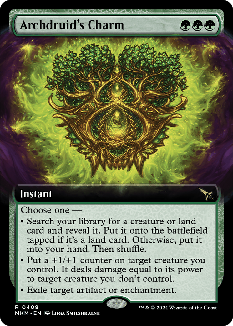 Archdruid's Charm (Extended Art) [Murders at Karlov Manor] | Webway Games