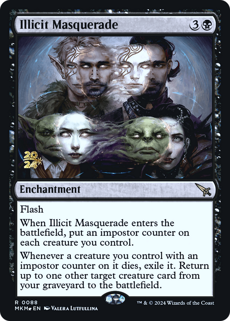 Illicit Masquerade [Murders at Karlov Manor Prerelease Promos] | Webway Games