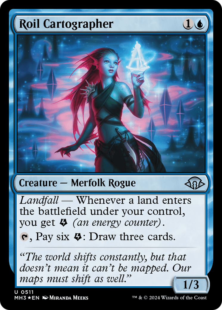 Roil Cartographer (Ripple Foil) [Modern Horizons 3] | Webway Games