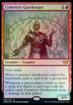Cemetery Gatekeeper [Innistrad: Crimson Vow Prerelease Promos] | Webway Games