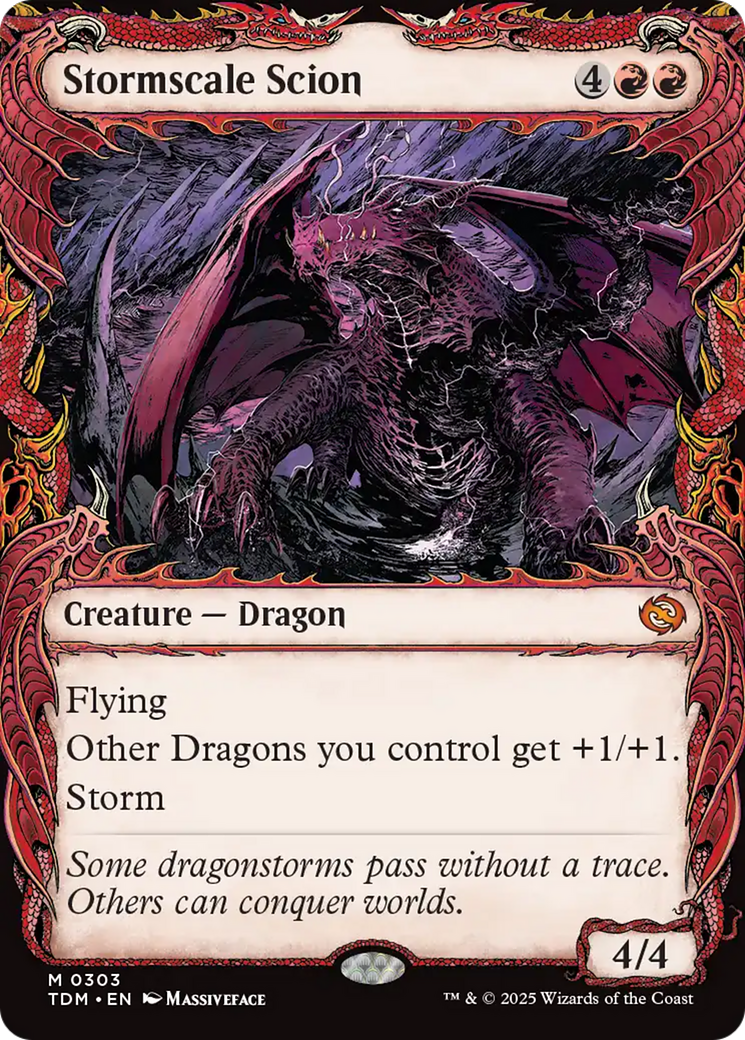 Stormscale Scion (Showcase) [Tarkir: Dragonstorm] | Webway Games