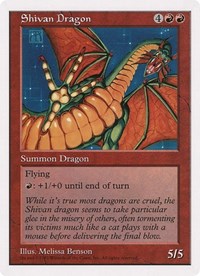 Shivan Dragon (Oversized) [Oversize Cards] | Webway Games