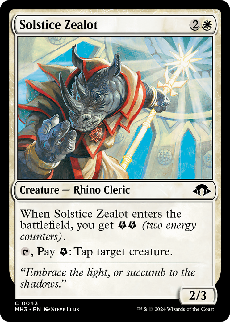 Solstice Zealot [Modern Horizons 3] | Webway Games