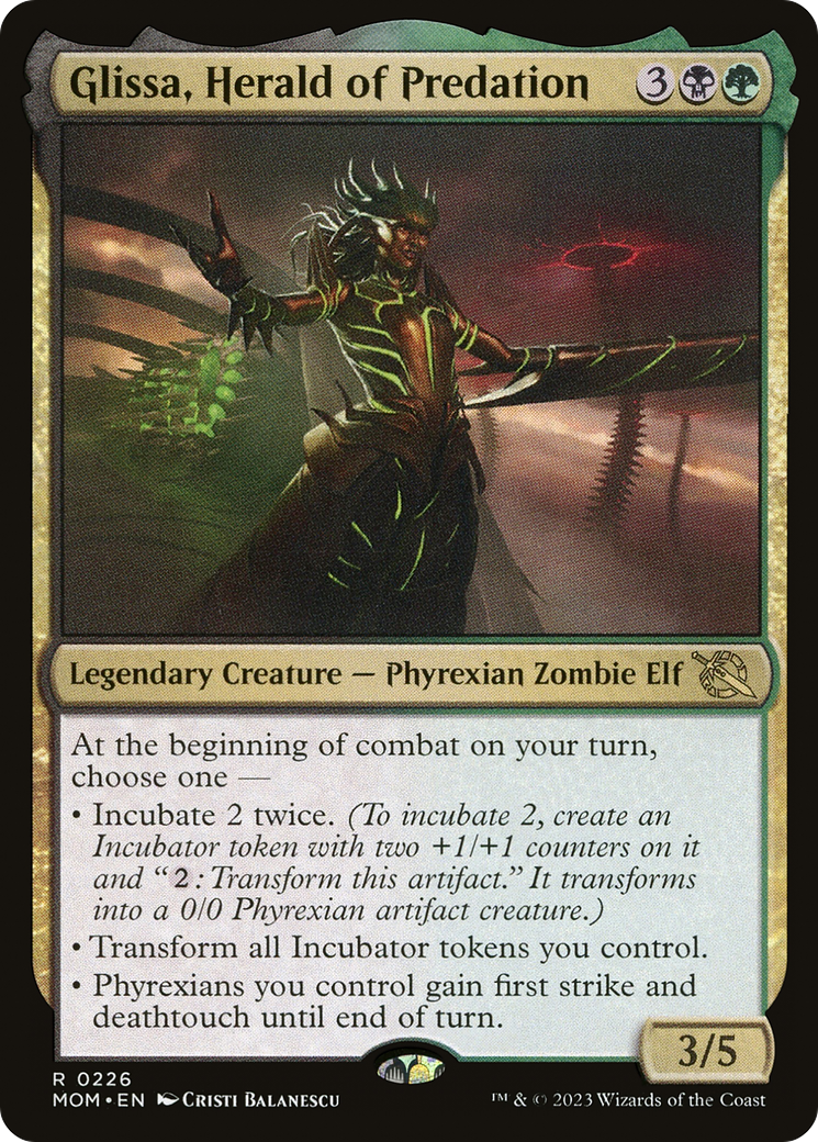 Glissa, Herald of Predation [March of the Machine] | Webway Games