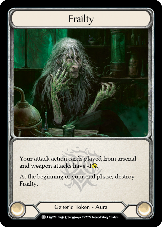 Frailty [ARA028] (Outsiders Arakni Blitz Deck) | Webway Games
