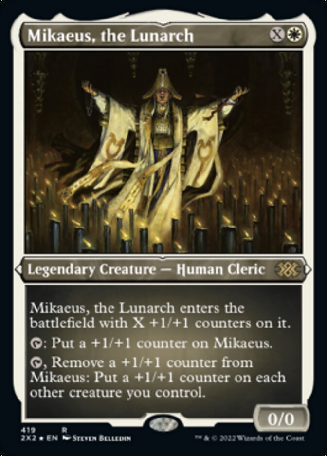Mikaeus, the Lunarch (Foil Etched) [Double Masters 2022] | Webway Games