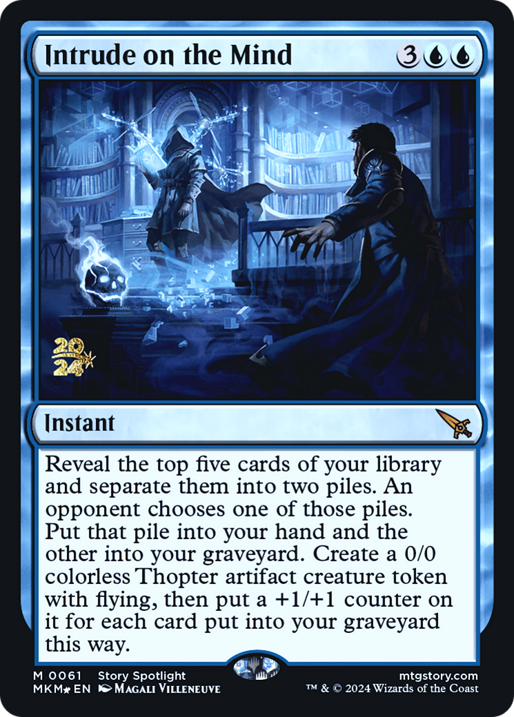 Intrude on the Mind [Murders at Karlov Manor Prerelease Promos] | Webway Games