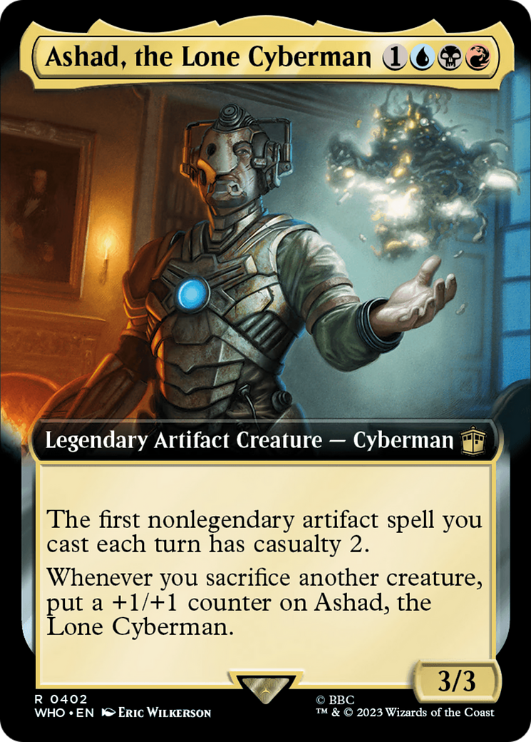 Ashad, the Lone Cyberman (Extended Art) [Doctor Who] | Webway Games
