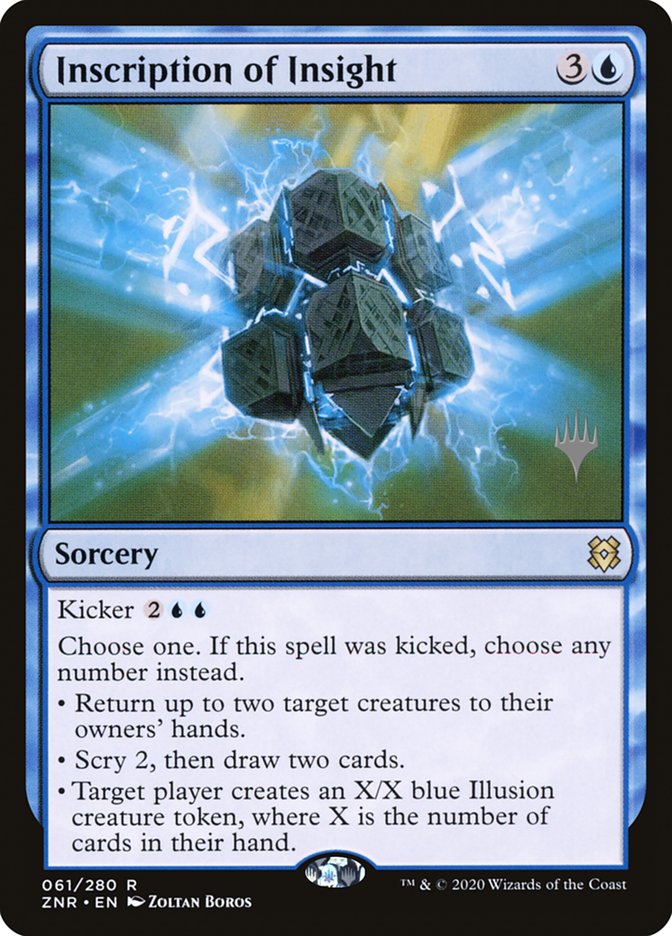 Inscription of Insight (Promo Pack) [Zendikar Rising Promos] | Webway Games