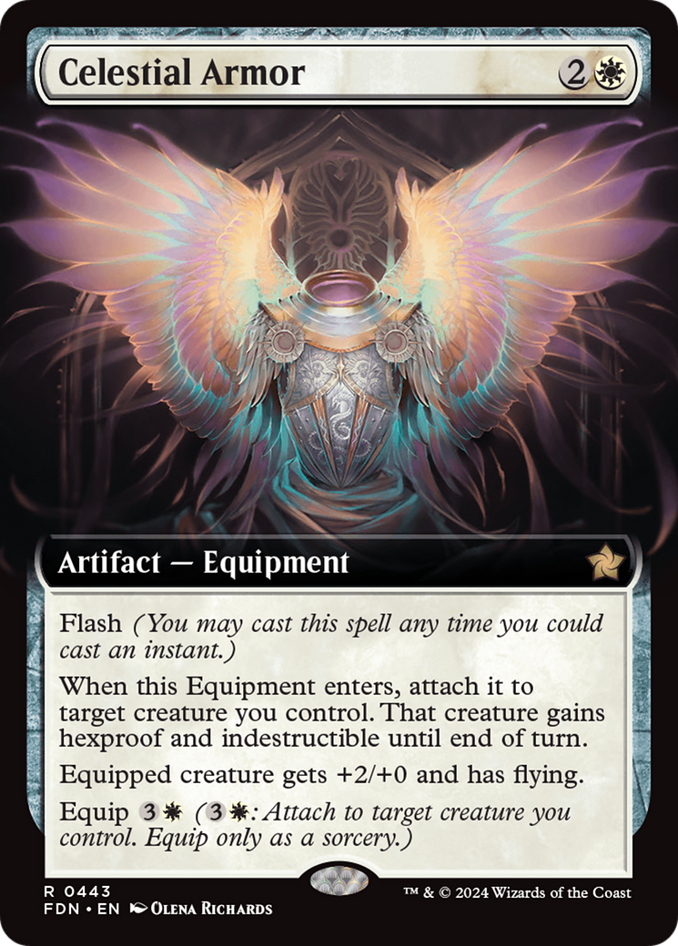 Celestial Armor (Extended Art) [Foundations] | Webway Games