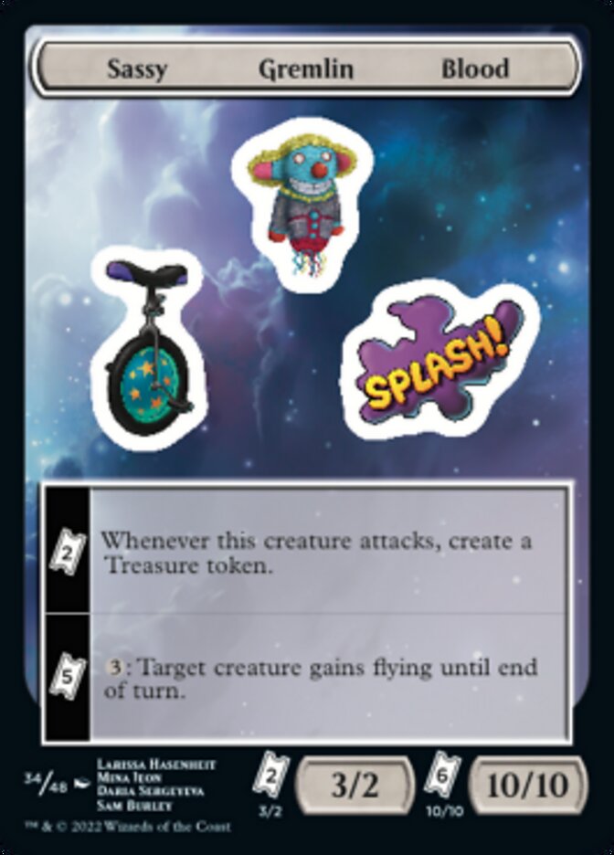 Sassy Gremlin Blood [Unfinity Stickers] | Webway Games