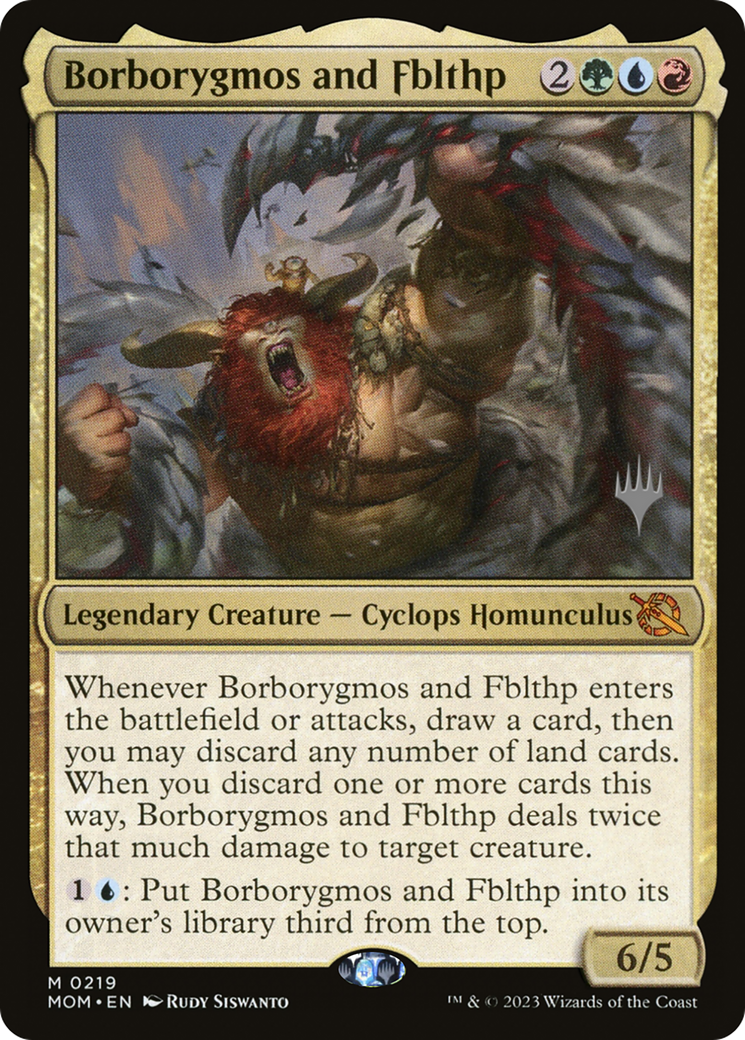 Borborygmos and Fblthp (Promo Pack) [March of the Machine Promos] | Webway Games