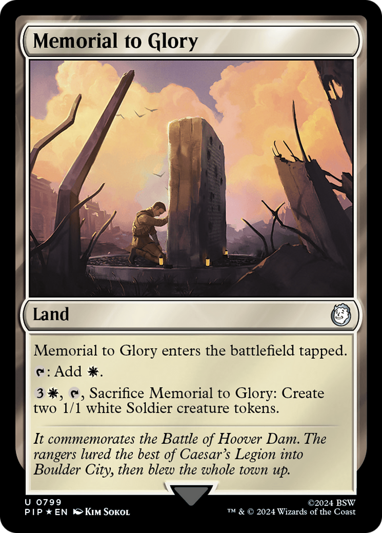 Memorial to Glory (Surge Foil) [Fallout] | Webway Games