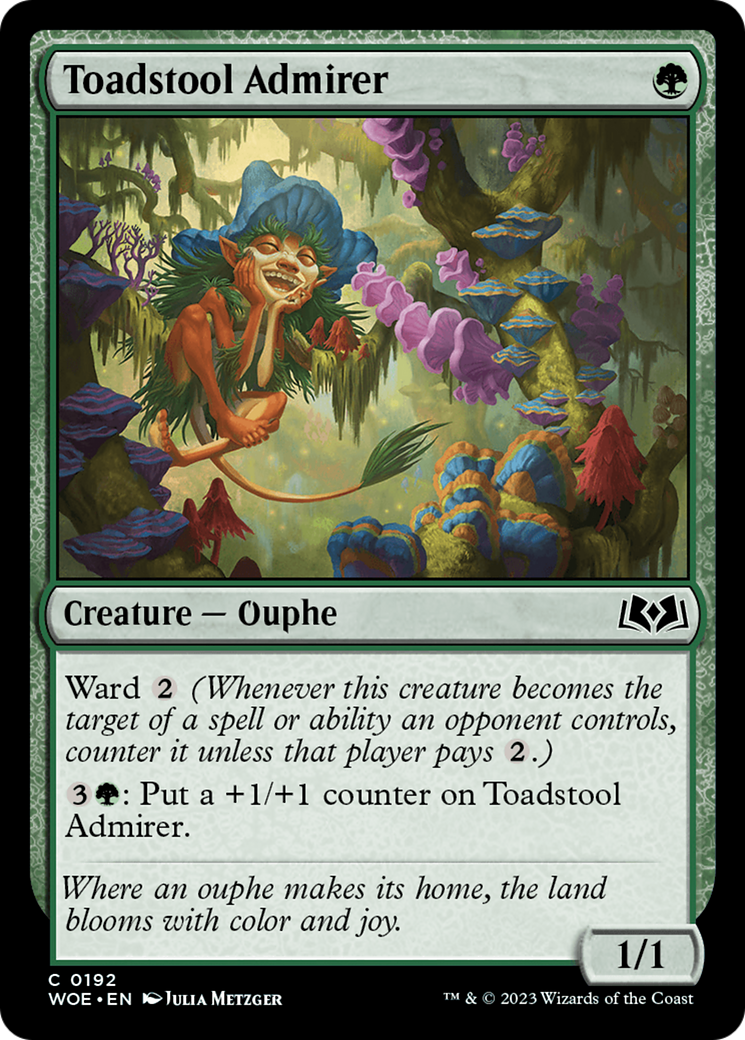 Toadstool Admirer [Wilds of Eldraine] | Webway Games