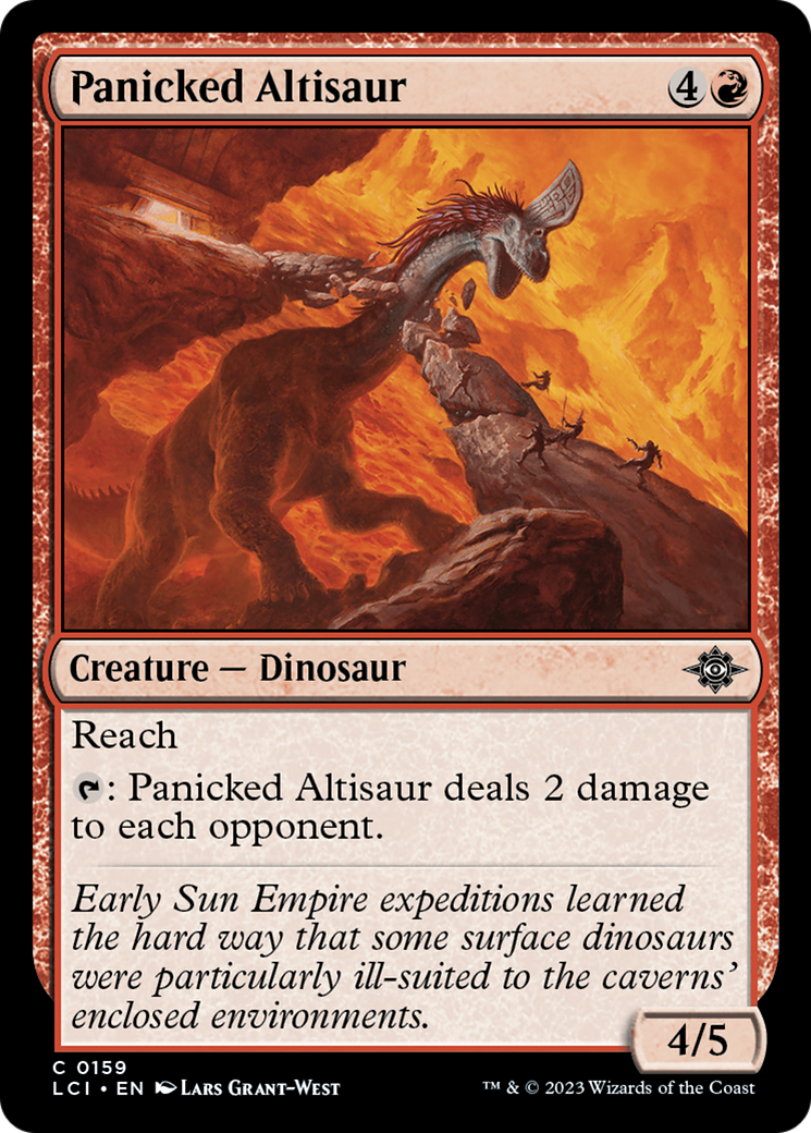 Panicked Altisaur [The Lost Caverns of Ixalan] | Webway Games