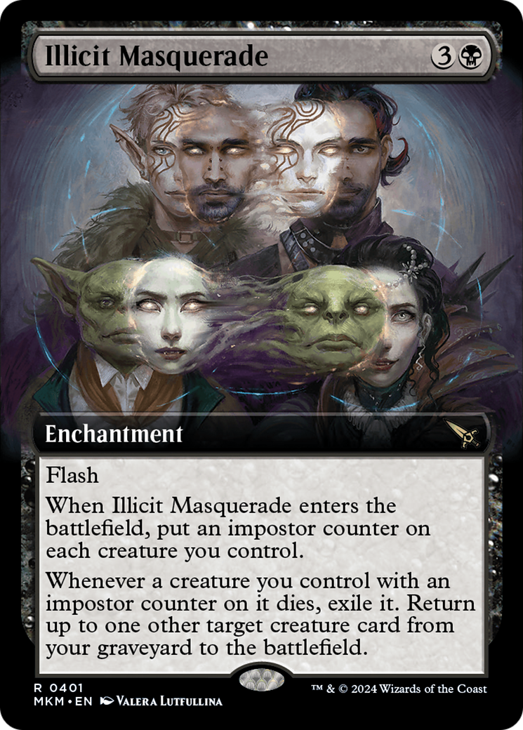 Illicit Masquerade (Extended Art) [Murders at Karlov Manor] | Webway Games