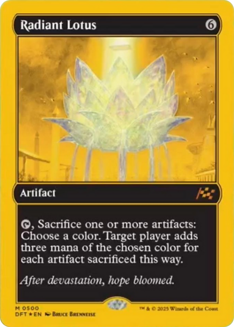 Radiant Lotus (First-Place Foil) [Aetherdrift] | Webway Games