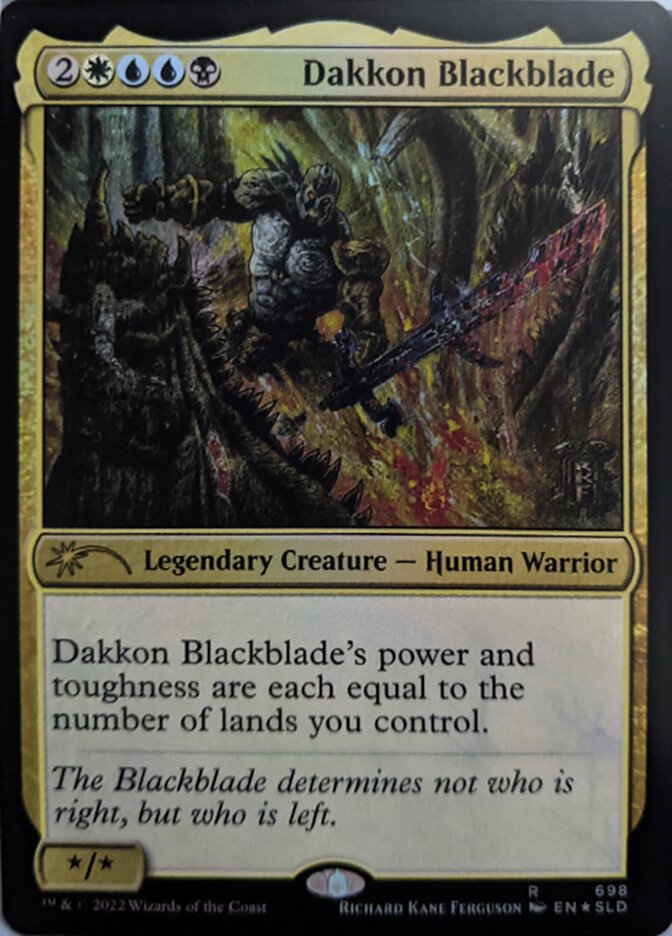 Dakkon Blackblade [Secret Lair Drop Promos] | Webway Games