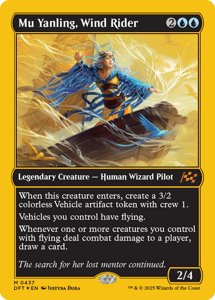 Mu Yanling, Wind Rider (First-Place Foil) [Aetherdrift] | Webway Games