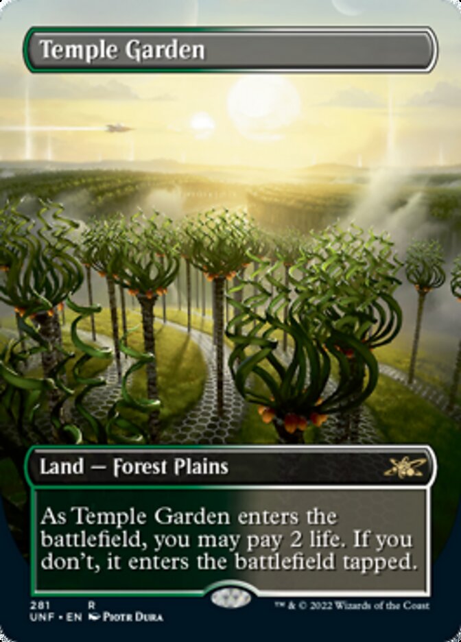 Temple Garden (Borderless) [Unfinity] | Webway Games