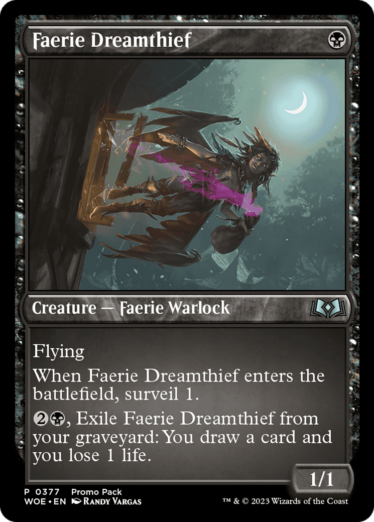 Faerie Dreamthief (Promo Pack) [Wilds of Eldraine Promos] | Webway Games