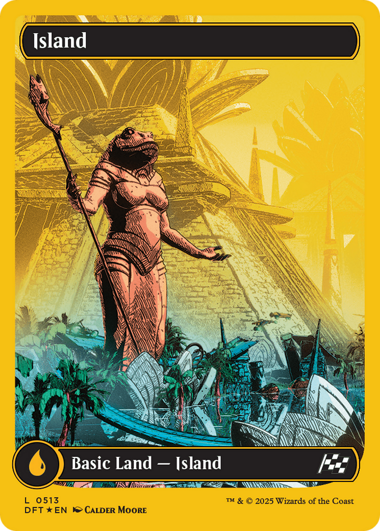 Island (0513) (First-Place Foil) [Aetherdrift] | Webway Games