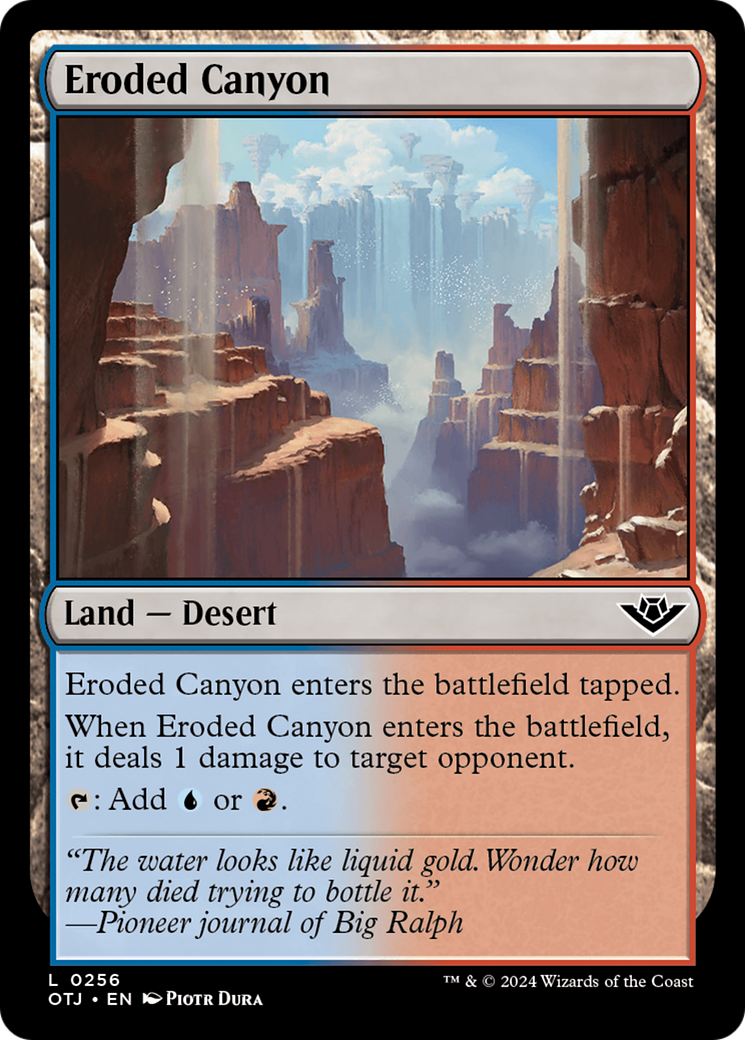 Eroded Canyon [Outlaws of Thunder Junction] | Webway Games