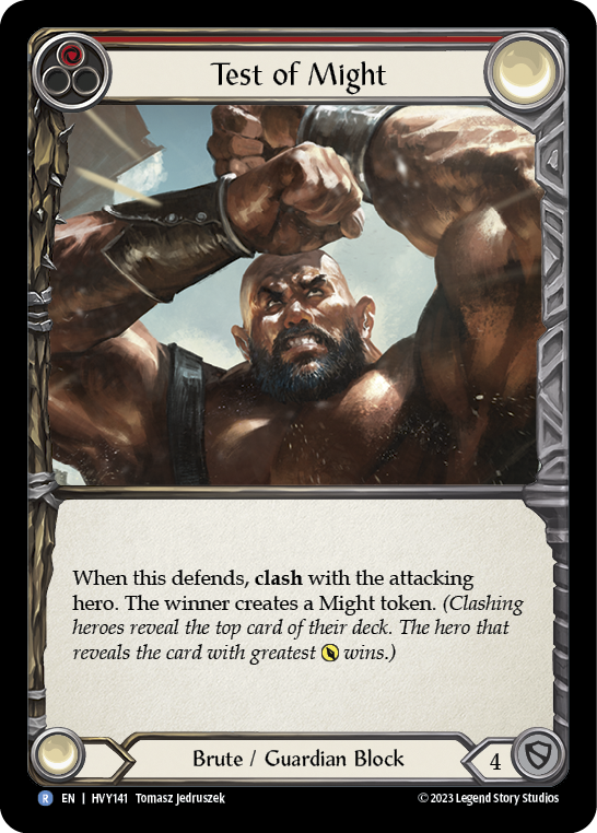 Test of Might [HVY141] (Heavy Hitters)  Rainbow Foil | Webway Games