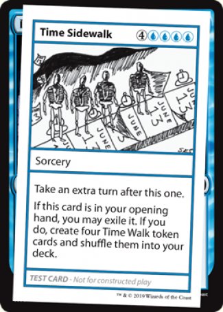 Time Sidewalk (2021 Edition) [Mystery Booster Playtest Cards] | Webway Games