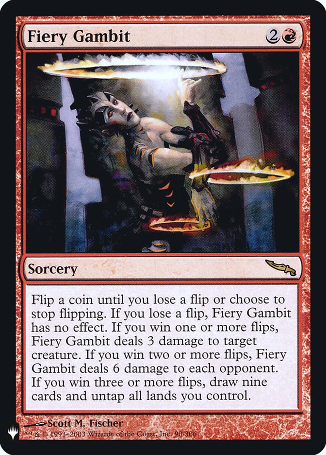 Fiery Gambit [Mystery Booster] | Webway Games