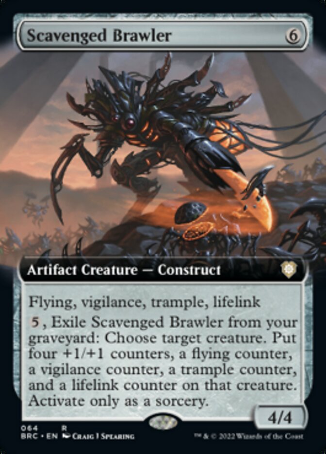 Scavenged Brawler (Extended Art) [The Brothers' War Commander] | Webway Games
