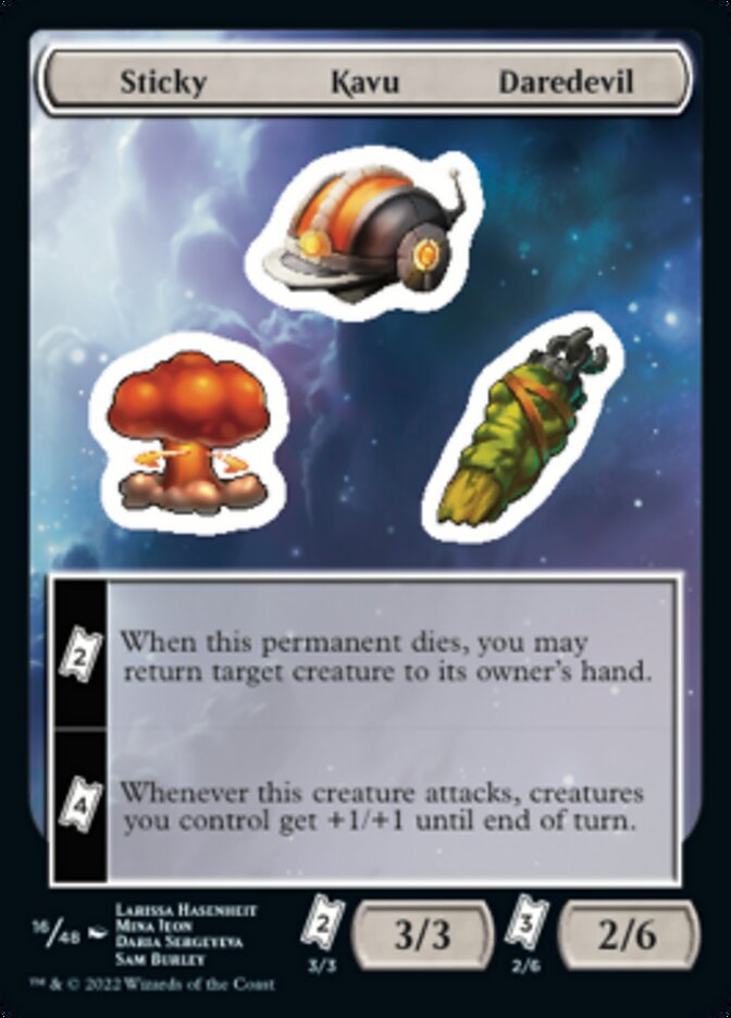 Sticky Kavu Daredevil [Unfinity Stickers] | Webway Games
