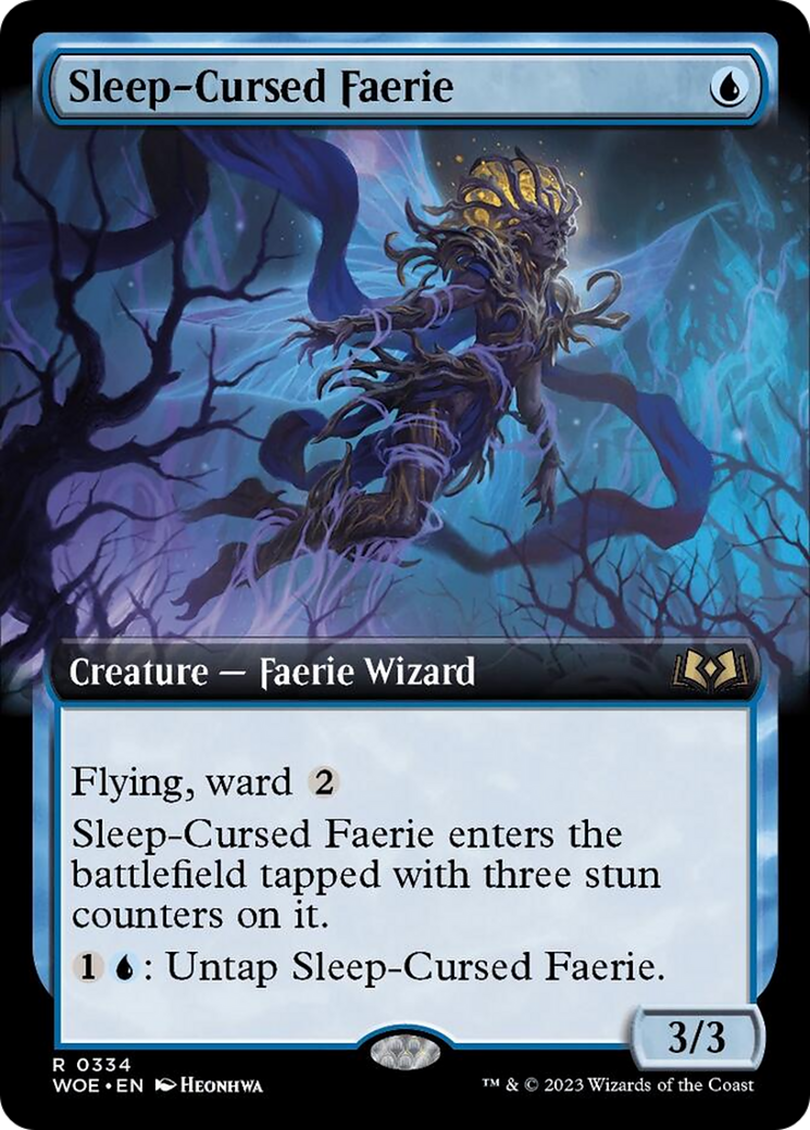 Sleep-Cursed Faerie (Extended Art) [Wilds of Eldraine] | Webway Games
