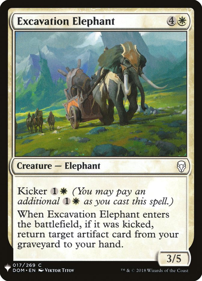 Excavation Elephant [Mystery Booster] | Webway Games