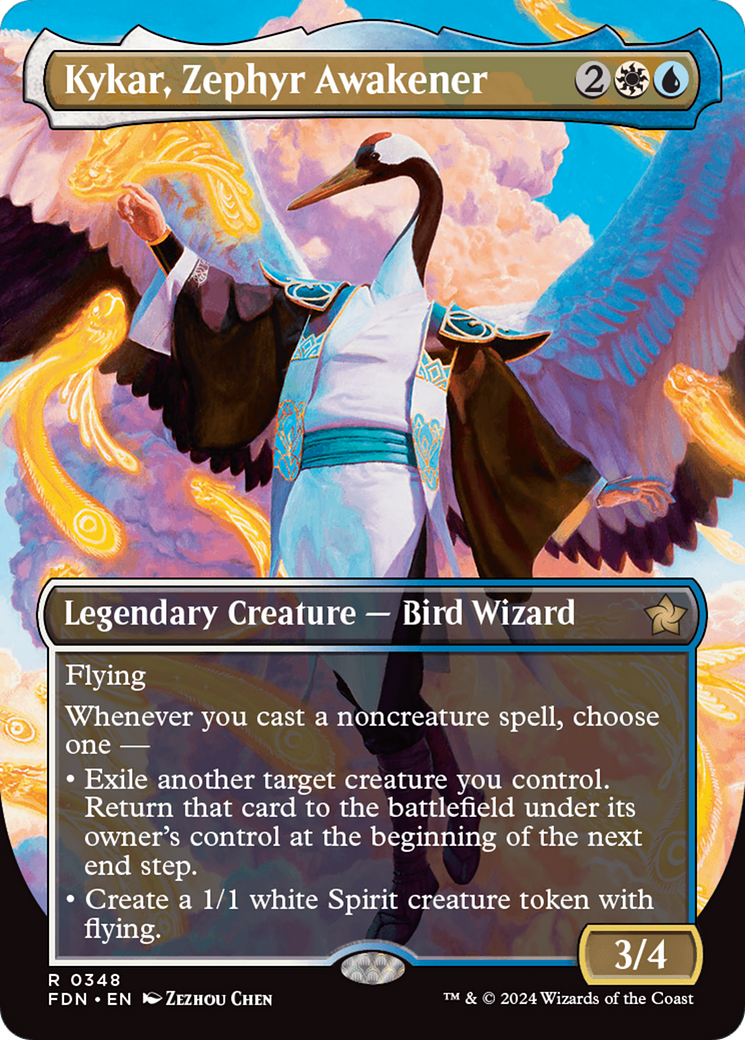 Kykar, Zephyr Awakener (Borderless) [Foundations] | Webway Games