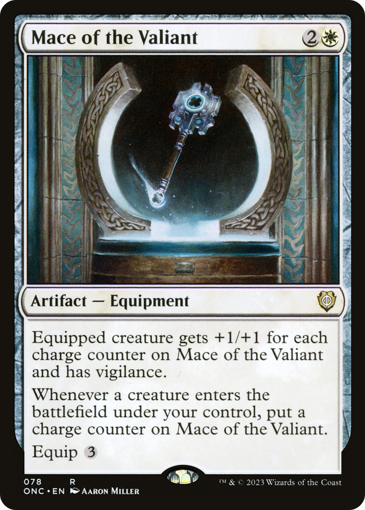 Mace of the Valiant [Phyrexia: All Will Be One Commander] | Webway Games
