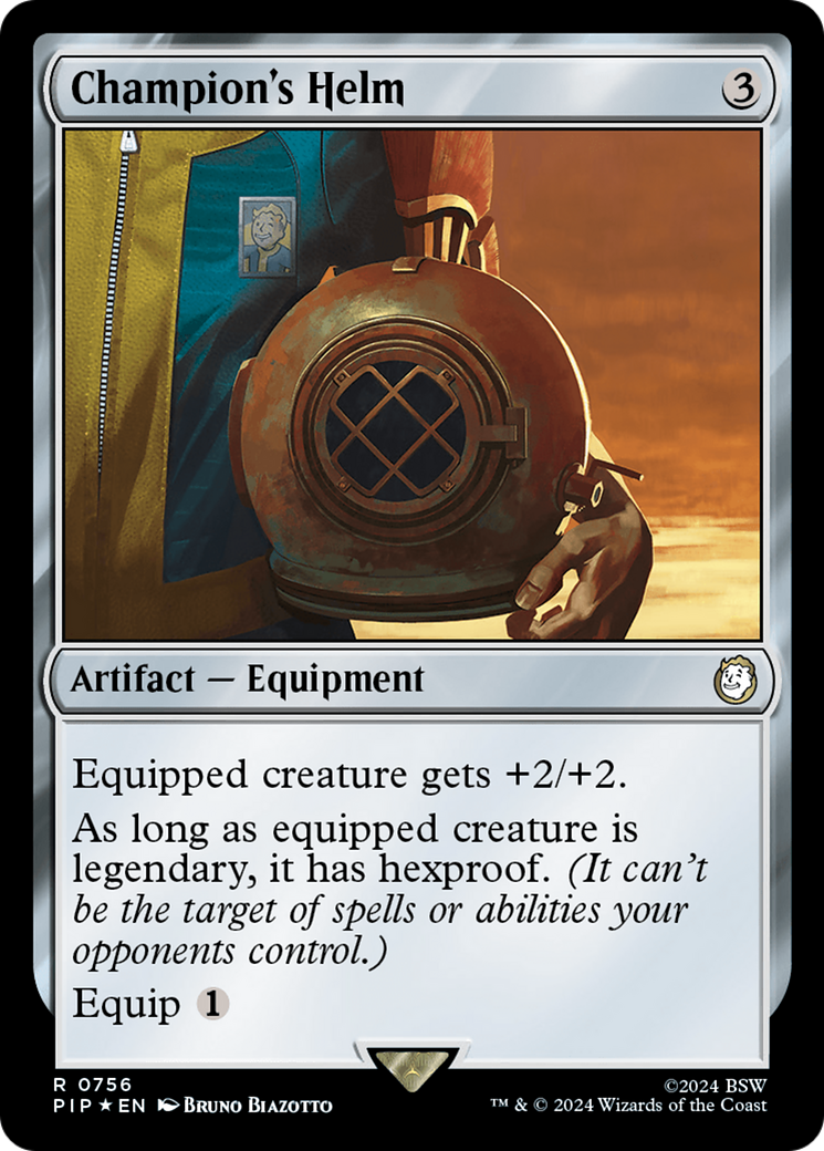 Champion's Helm (Surge Foil) [Fallout] | Webway Games