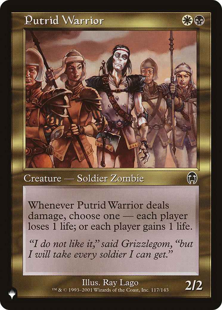 Putrid Warrior [The List] | Webway Games