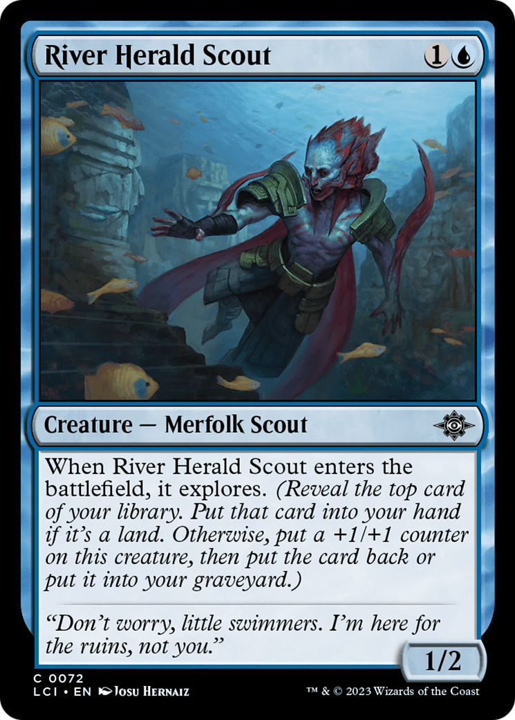River Herald Scout [The Lost Caverns of Ixalan] | Webway Games