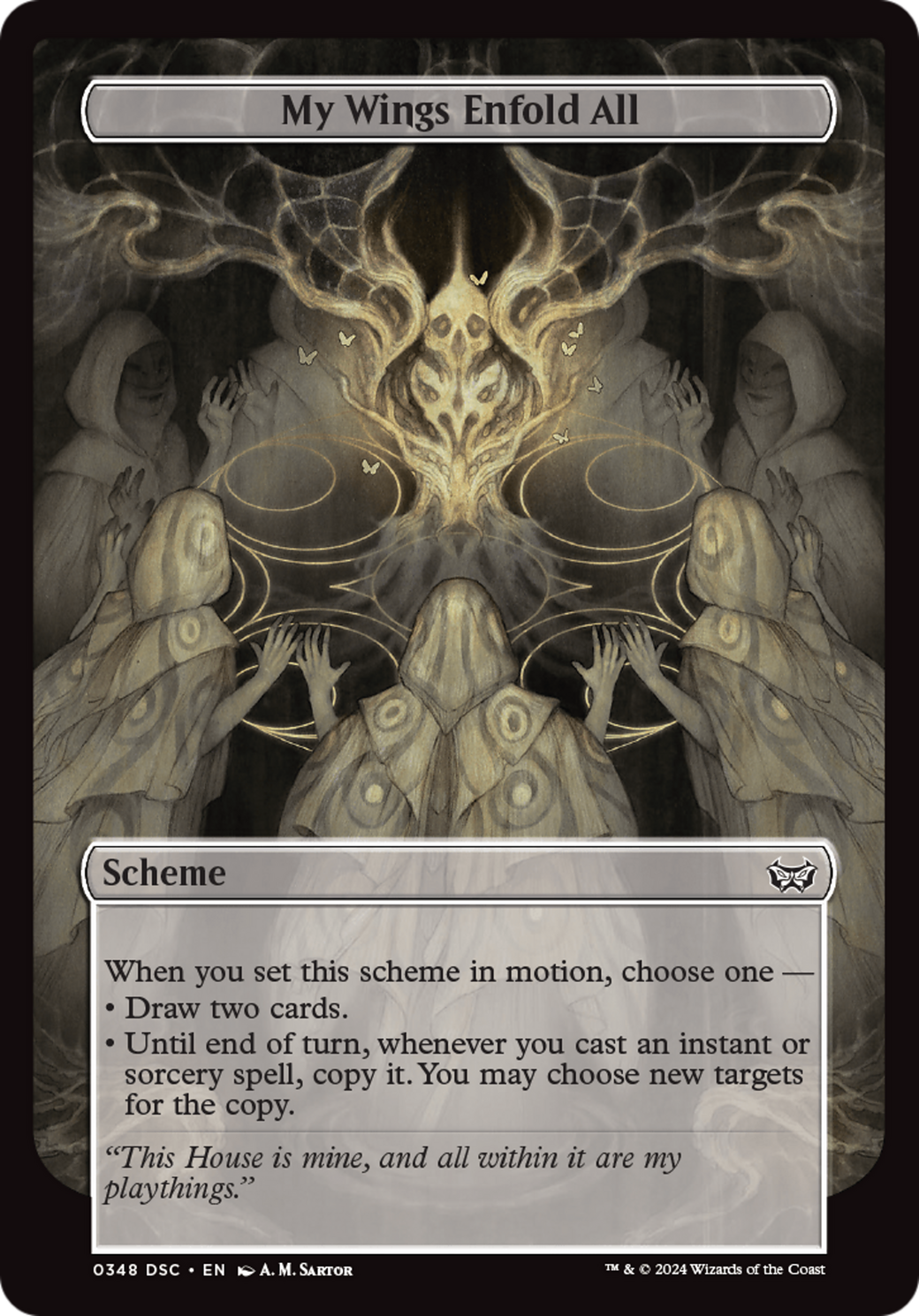 My Wings Enfold All (Full Art) [Duskmourn: Archenemy] | Webway Games