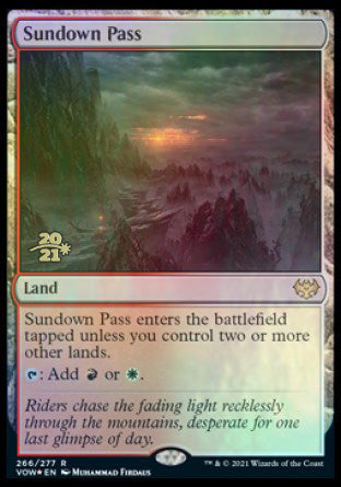 Sundown Pass [Innistrad: Crimson Vow Prerelease Promos] | Webway Games
