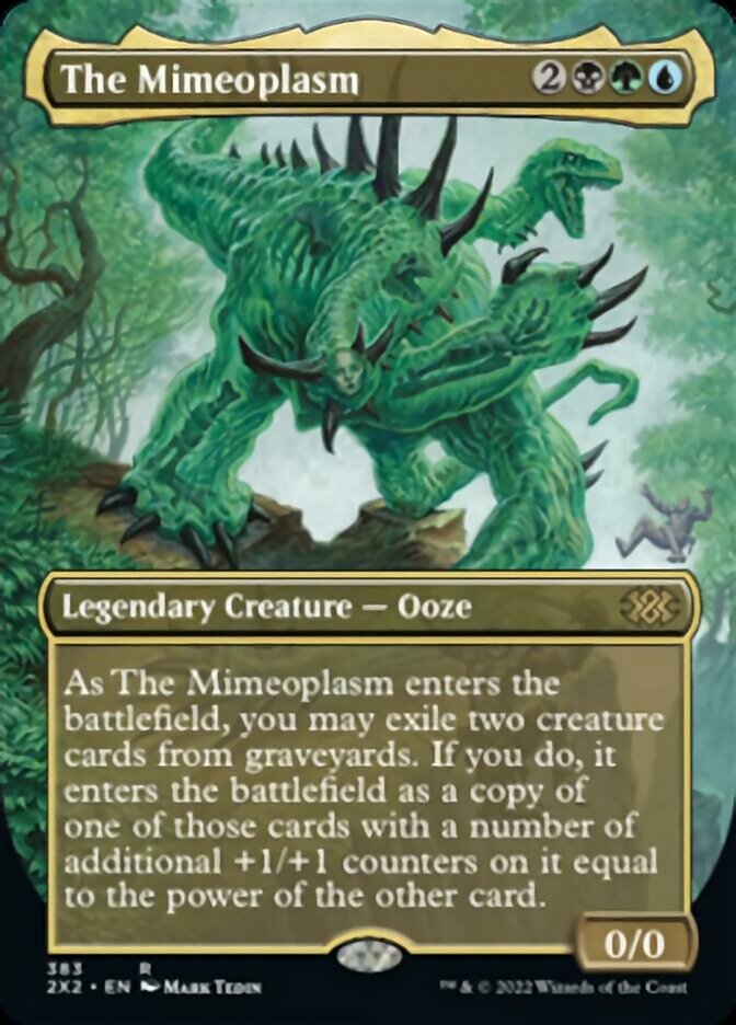 The Mimeoplasm (Borderless Alternate Art) [Double Masters 2022] | Webway Games