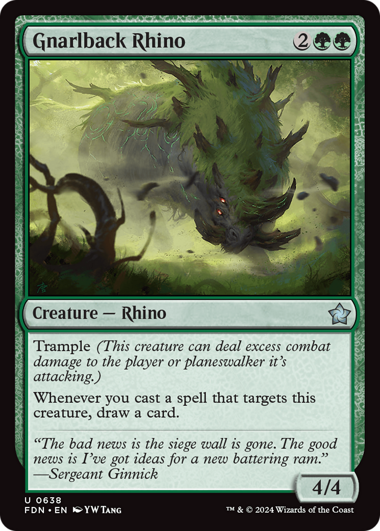 Gnarlback Rhino [Foundations] | Webway Games