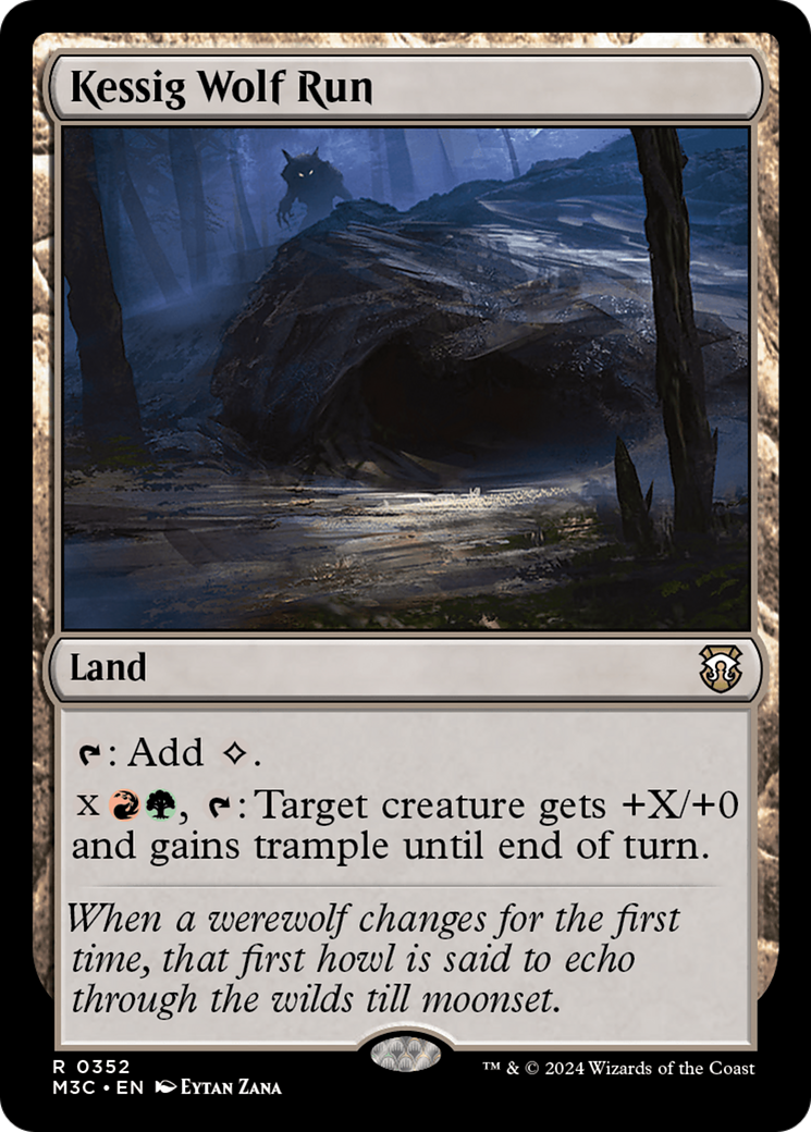 Kessig Wolf Run (Ripple Foil) [Modern Horizons 3 Commander] | Webway Games