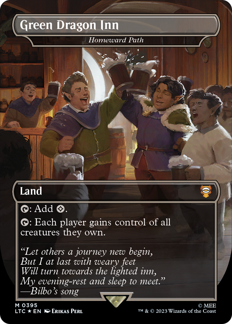 Green Dragon Inn - Homeward Path (Surge Foil Realms and Relics) [The Lord of the Rings: Tales of Middle-Earth Commander] | Webway Games