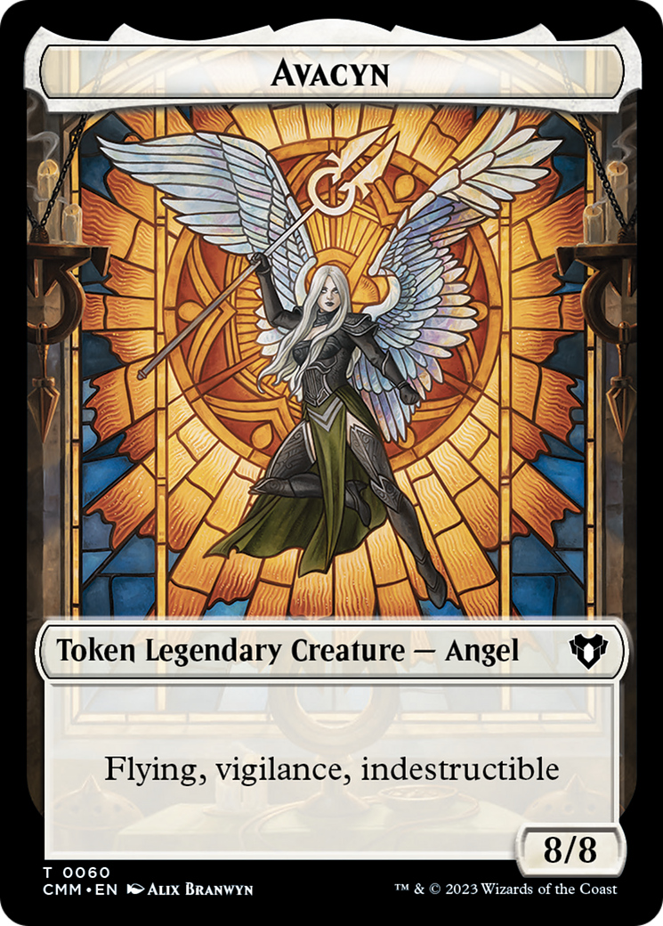 Copy (54) // Avacyn Double-Sided Token [Commander Masters Tokens] | Webway Games