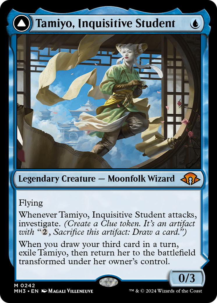 Tamiyo, Inquisitive Student // Tamiyo, Seasoned Scholar [Modern Horizons 3] | Webway Games