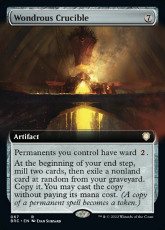 Wondrous Crucible (Extended Art) [The Brothers' War Commander] | Webway Games