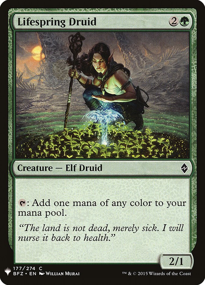 Lifespring Druid [Mystery Booster] | Webway Games